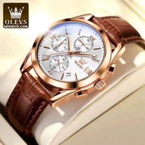 Fashionable Glass Quartz Analog Men's Watch