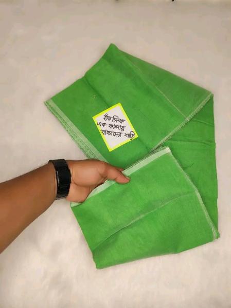 Children's Half Silk Solid Color Saree