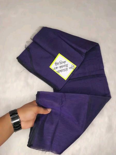 Children's Half Silk Solid Color Saree