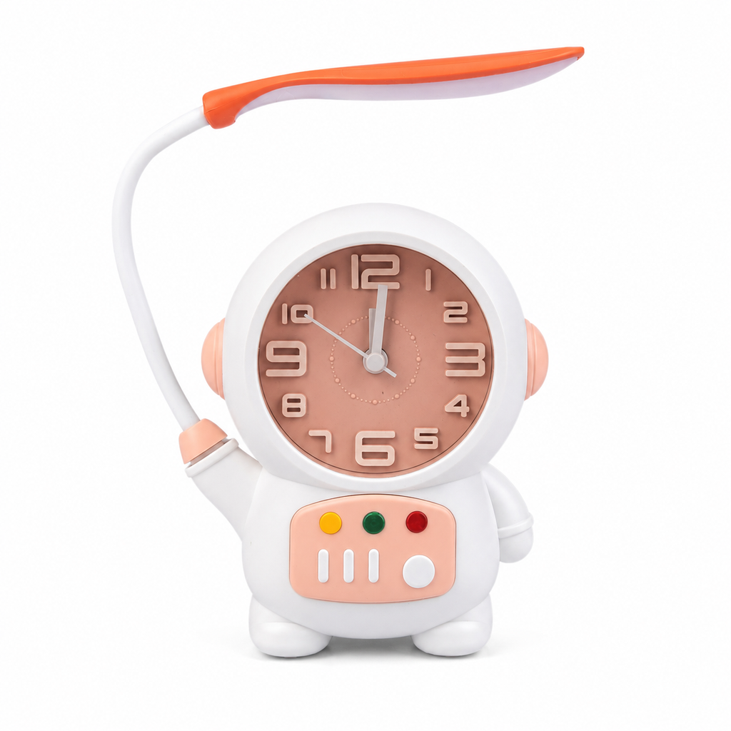 Astronaut Desk Lamp with Alarm Clock