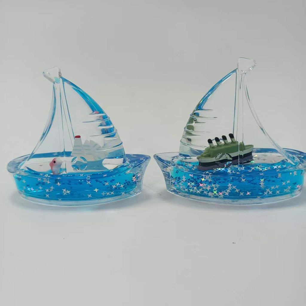 Unsinkable Cruise Ship Fluid Drift Bottle