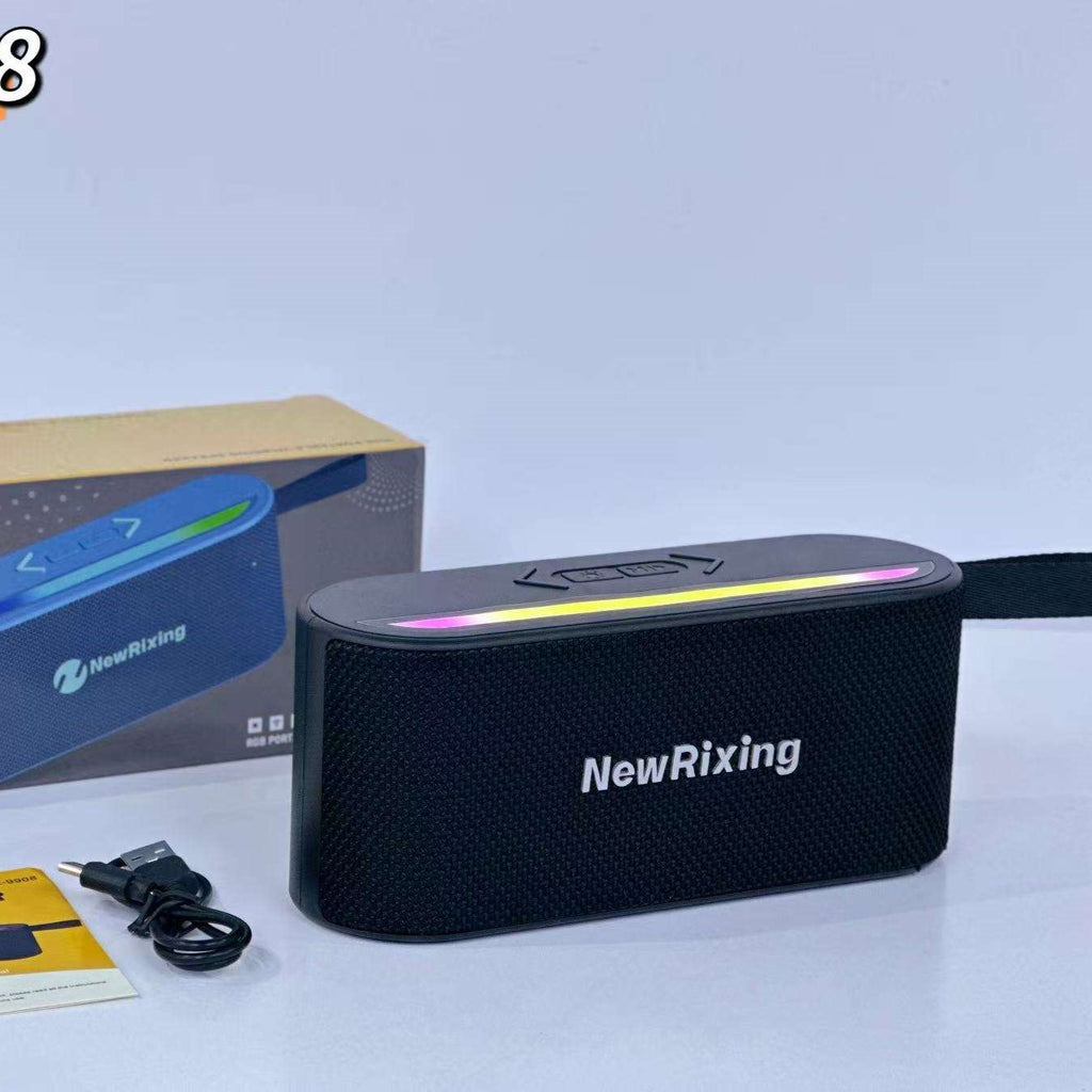NewRixing NR - 9908 Portable Bluetooth Speaker with RGB Light