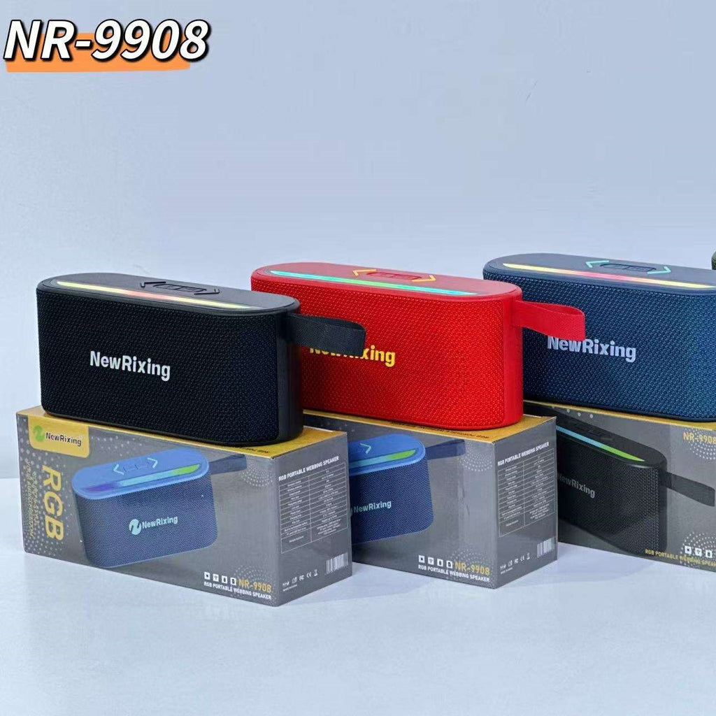 NewRixing NR - 9908 Portable Bluetooth Speaker with RGB Light
