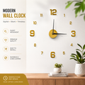3D DIY Frameless Wall Clock
