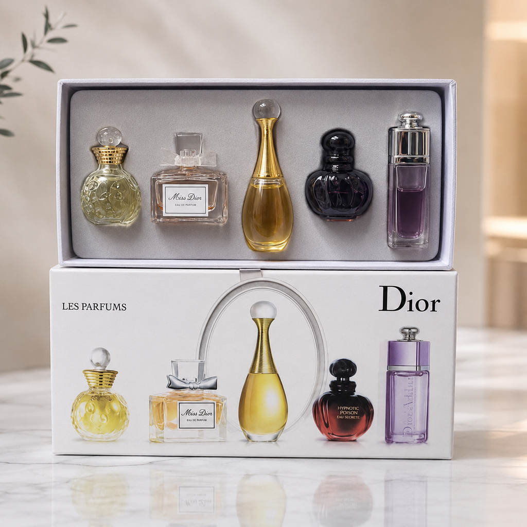5 in 1 Dior perfume set