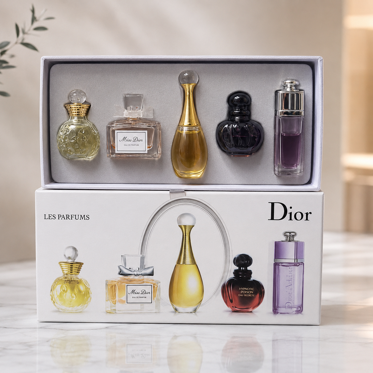 5 in 1 Dior perfume set